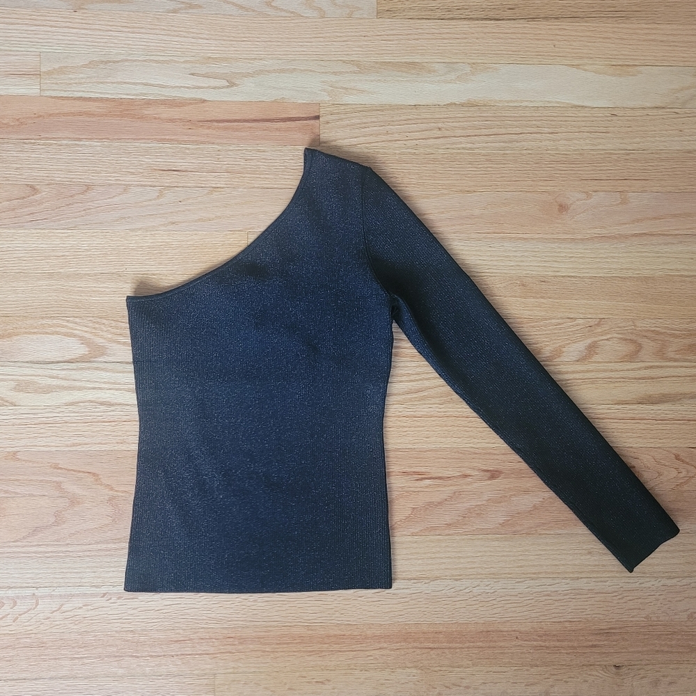 Bailey 44 Ribbed One-Shoulder Top - Picture 4 of 11